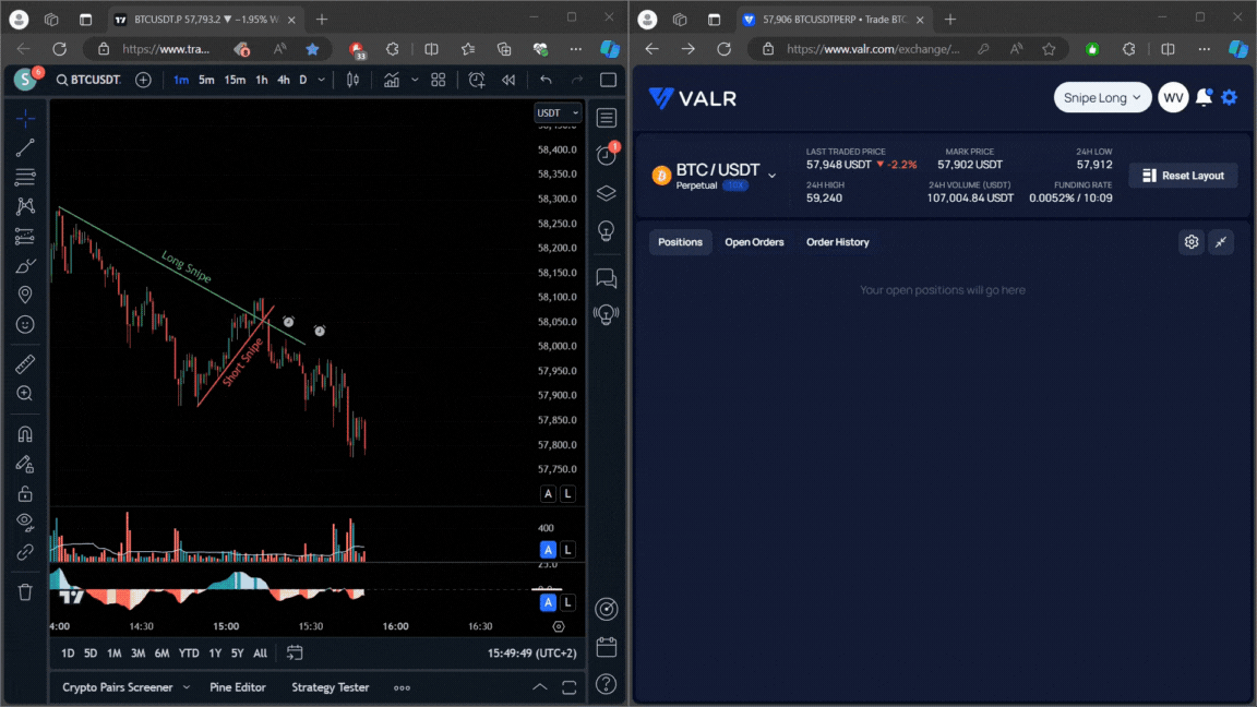 Trading View Snipe